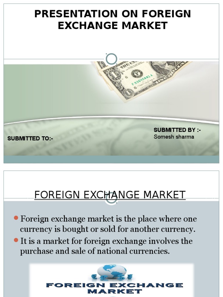 Overview of the Foreign Exchange Market | PDF | Foreign Exchange Market ...
