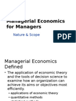 Managerial Economics For Managers