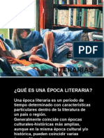 EPOCAS LITERARIAS