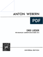 Op. 18 - Drei Lieder