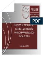 Presentacion PPEF 2014-ANUIES
