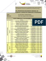 Tenencia La Guayas Horario de Pruebas