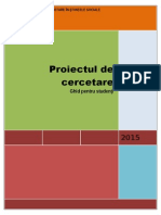 Proiectul de Cercetare