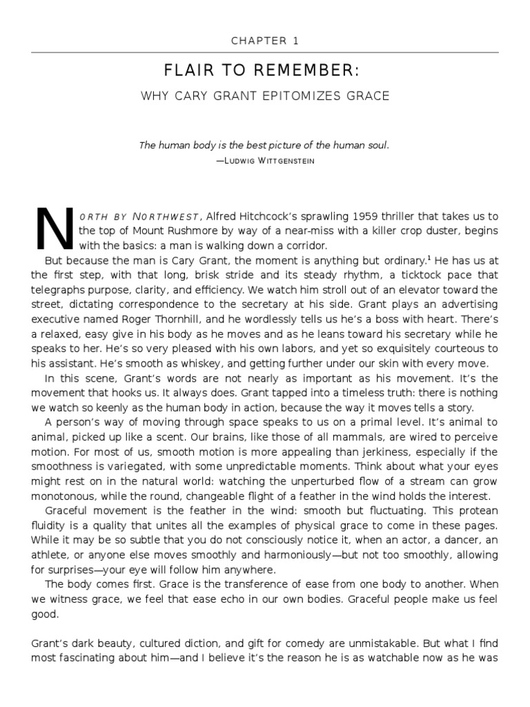 Excerpt From "The Art of Grace" by Sarah Kaufman. PDF Leisure