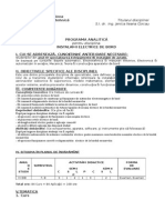 Programa - Analitica - Instalatii Electrice de Bord I+II