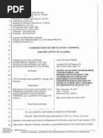 CCIG Demurrer Oakland Coal Lawsuit
