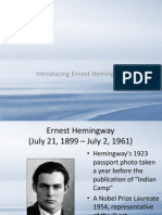 Introducing Ernest Hemingway