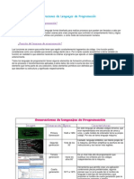 Generaciones de Lenguaje de Programacion