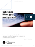 5 Libros de Liderazgo y Management _ Alto Nivel