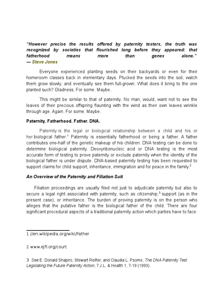 Understanding Paternity and DNA Testing | PDF | Dna Profiling | Father