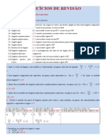 Exercícios de Revisão Do 4o. Bimestre