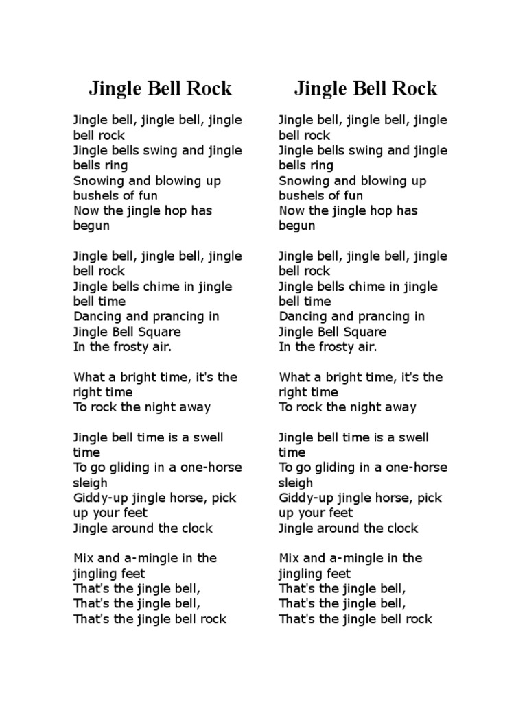 Jingle Bell Rock Seasonal Traditions Christmas Traditions