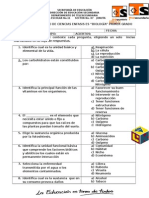 EXAMEN DIAGNOSTICO BIOLOGÍA I