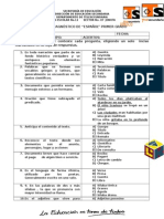 Examen Diagnóstico Español 1