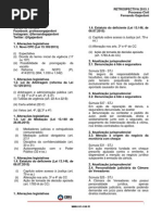 Projeto Retrospectiva - Processo Civil