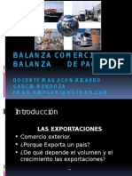 Balanza de Pagos y Balanza Comercial.importaciones y Exportaciones-macro 8a Clase
