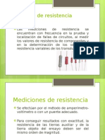 Medición de Resistencia Terminal