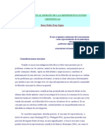 Aproximación Al Debate de Las Representaciones Científicas. Rosa Nidia Tuay Sigua