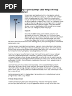 Download Sistem Penerangan Jalan Lampu LED Dengan Energi Listrik Dari Matahari by bdsulaiman SN289529947 doc pdf