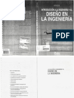 Libro Introduccion A La Ingenieria y Al Diseño A La Ingenieria PDF