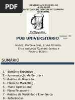 Slides - Plano de Negócio Pub Universitário