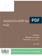 Long-duration energy storage with vanadium flow batteries