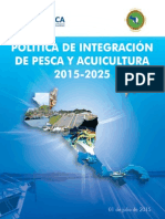 Politica de Integracion de La Pesca y La Acuicultura 2015-2025