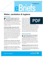 A8 - E Issue Brief Water Sanitation REV