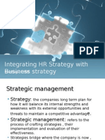 Integrating HR Strategy With Business Strategy: Strategic HRM