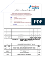 Ivar Aasen Field Development Projec T - PDQ: Ga/Overall Dimensional Drawing With Weight Biffi Electric Ac Tuators