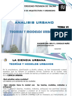 Tema Vi - Teorias y Modelos Urbanos