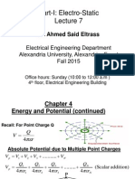 Part-I: Electro-Static: Dr. Ahmed Said Eltrass