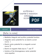 Antenna I: Chapter 3: Radiation Integrals
