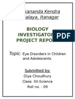288468569 Biology Investigatory Project on Eye Diseases
