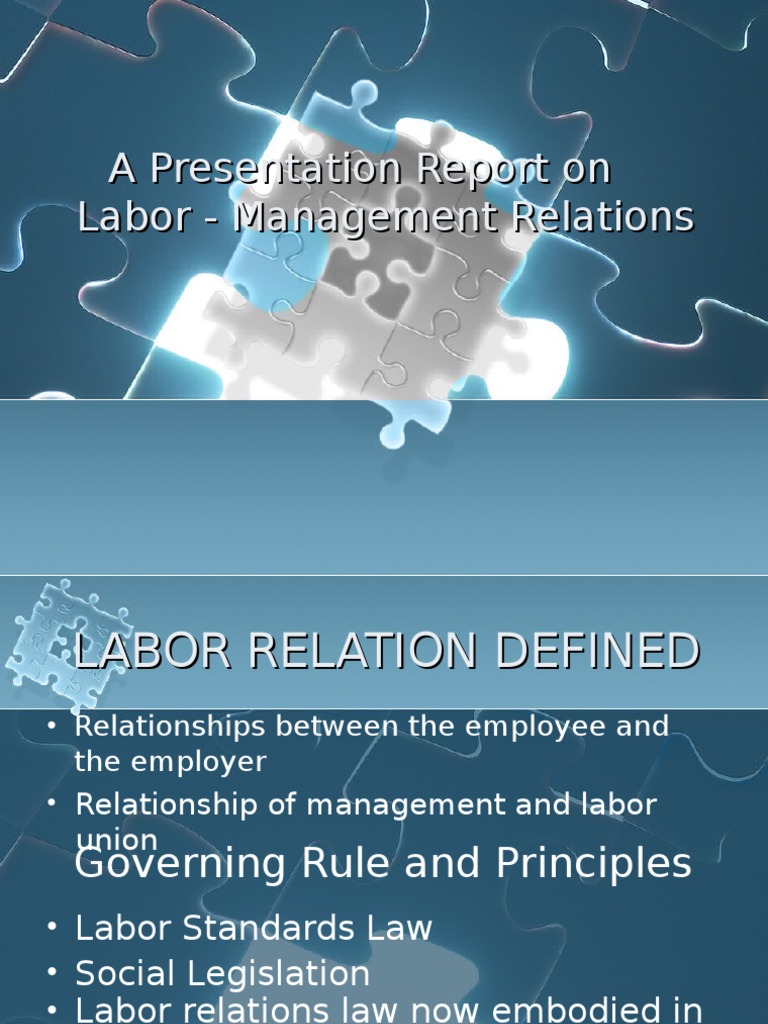 Labor-Management Relations Guide | PDF | Trade Union | Employment