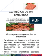 Microbiologia de EMBUTIDO