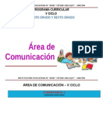 Área Comunicacion V Ciclo