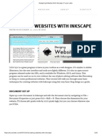 Designing Websites With Inkscape 