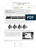 1 Lista 3º Bimestre - Introdução À Função 1º Grau