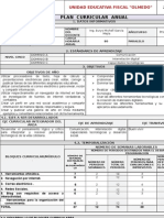 Plan Anual Unidad Educativa Fiscal Olmedo 2015-2016