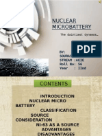 Nuclear Micro Battery