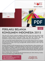 Perilaku Belanja Konsumen 2015 Brochure