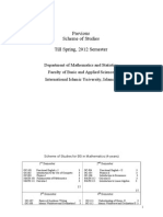 Scheme of Study From Fall 2012 (Finial)