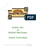 Austin Zoo Intern Curriculum