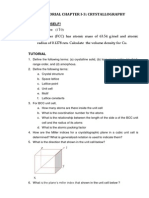 Tutorial I-3 Crystallography