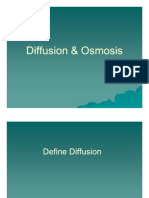 Diffusion Osmosis