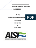 American International School of Freetown Procedual Manual