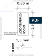 Pedido do Vidro Temperado