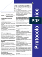 2010-06 Protocolo Clínico Para Prescrição de Antibióticos Profiláticos