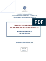 TFG- LIC- Manual Para Elaborar Informe Modalidad PROYECTO V2.12 JULIO 2015